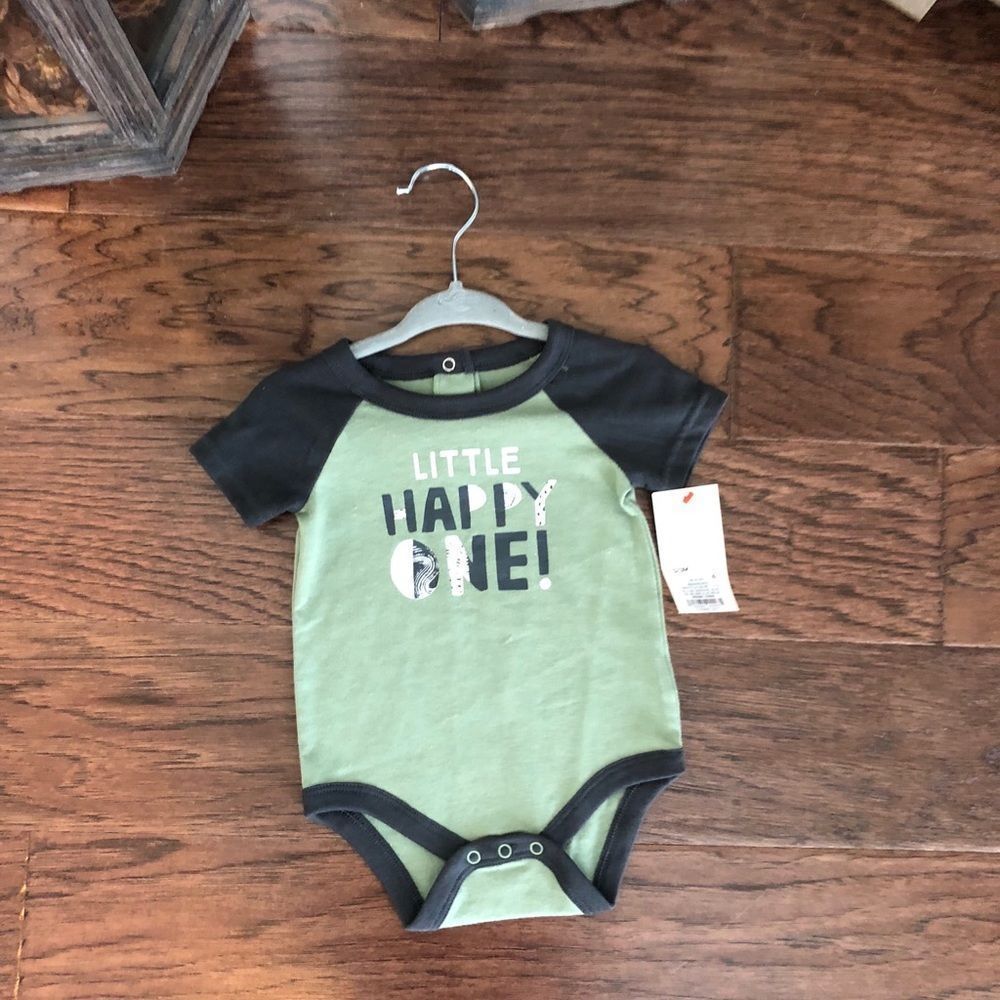 Cat & Jack Green Onesie Bodysuit
